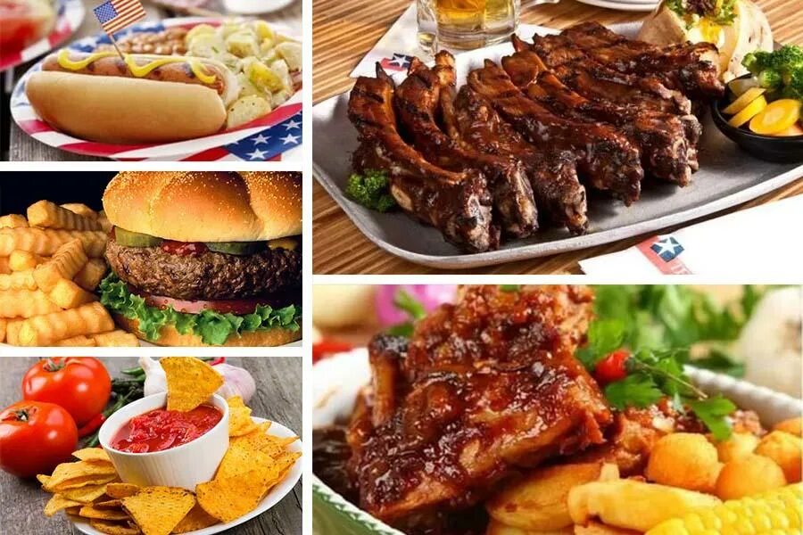 вторые блюда фото. американская национальная кухня. стол с едой. традиционные американские блюда. нац кухня америка.