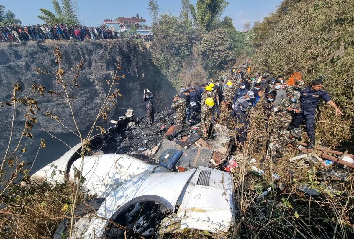 People crash