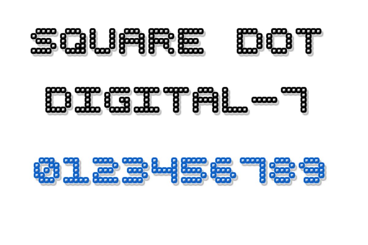 Bitmap fonts