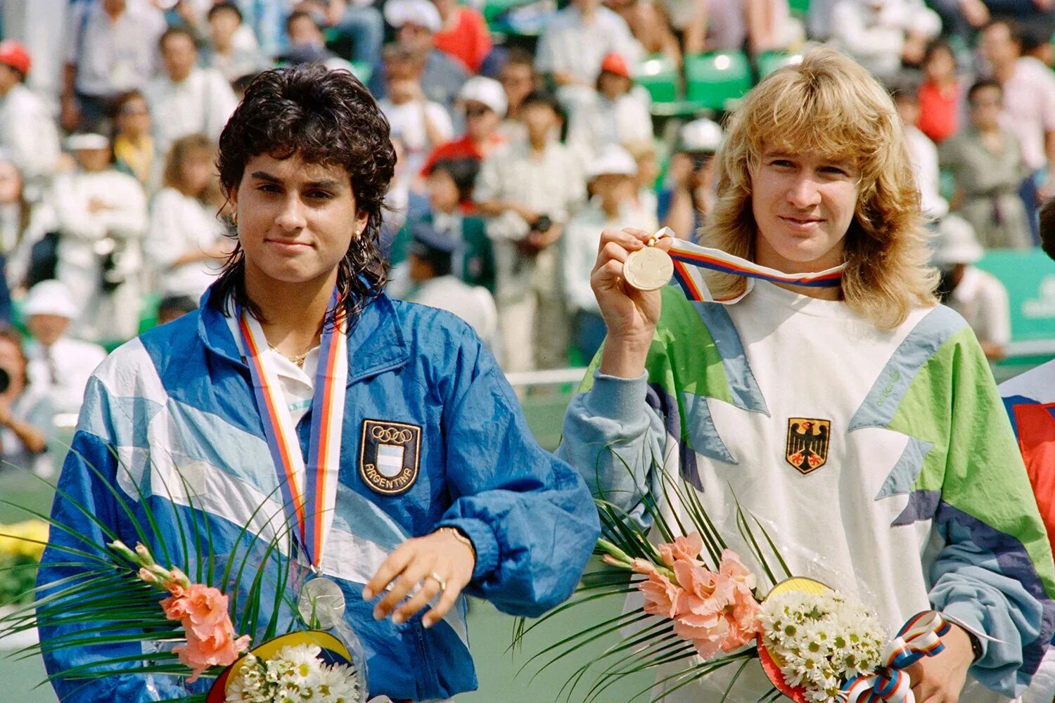 Выиграл летние олимпийские игры. Олимпийские игры в Сеуле 1988. Габриэла Сабатини.