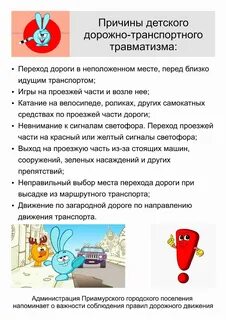 Причины детского дорожного травматизма