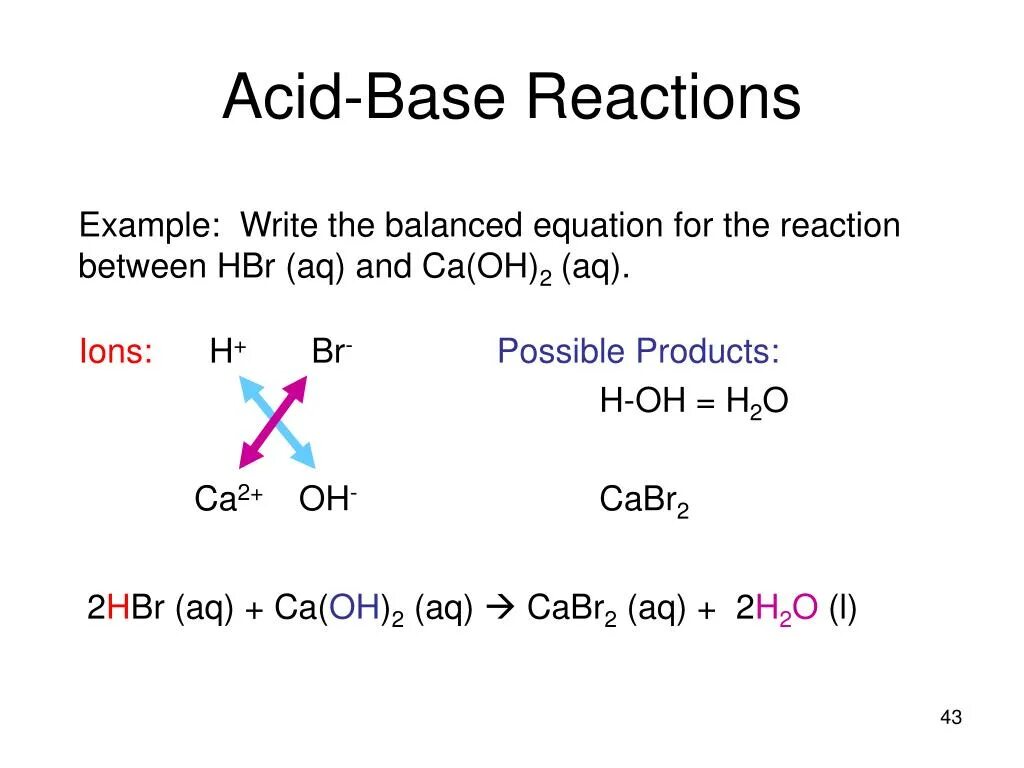 Ca oh 2 hbr уравнение. Acid Base Reaction. H + br hbr ионы. CA(Oh)2+2hbr. Hbr CA Oh 2.