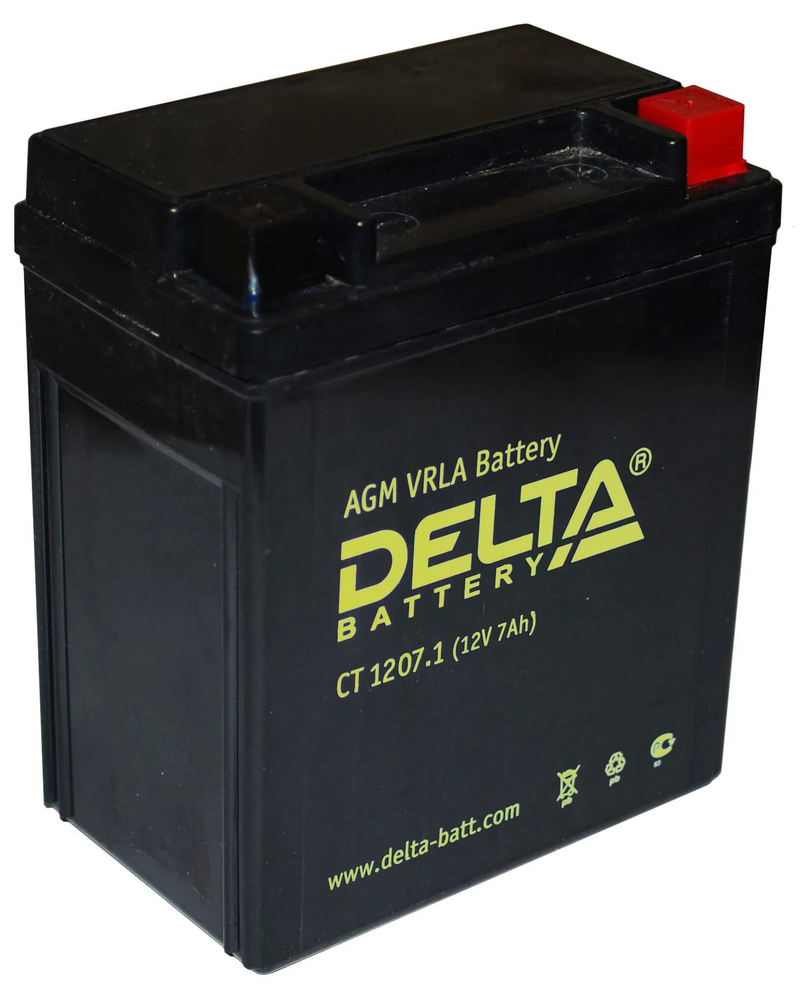 Аккумулятор Delta CT 1207. Аккумулятор 1207.1. Delta Battery CT 1207.1. Delta CT1207.1.