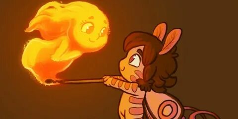 Moth to a flame