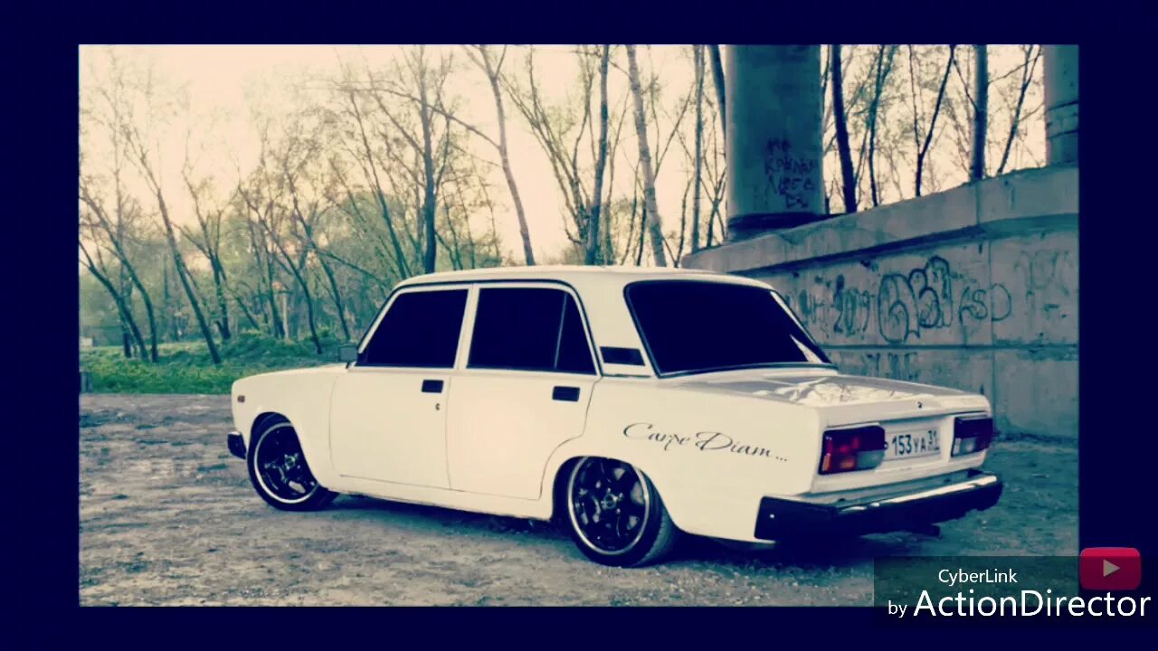 Заниженная, сабли чёрные и без ручек?!как она вам=)?!by Extra Style - Lada 2107,