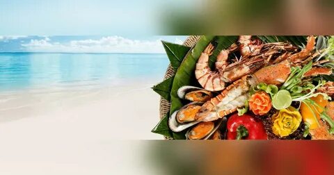 Assorted seafood closeup