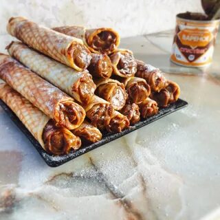 Трубочки с орехами
