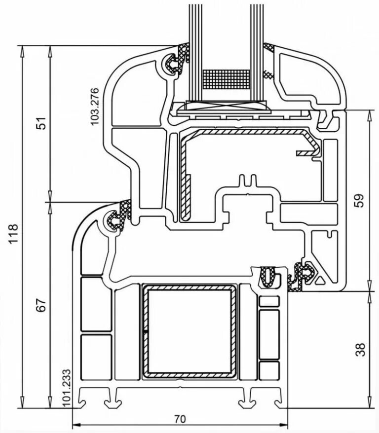 Окна VEKA Softline 70. Профиль VEKA Softline 70. VEKA Softline 70 стеклопакет. Разрез профиля Софтлайн 70. Профиль окон веко
