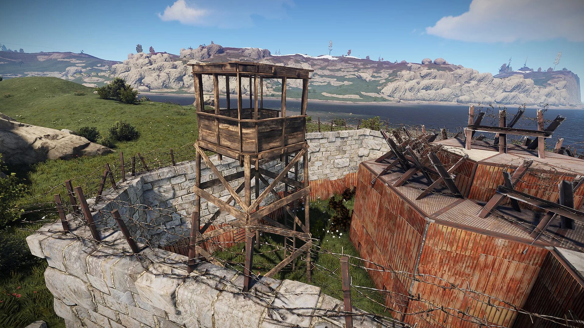 Rust update. Вышка раст. заброшенный город в раст. игра про смотровую вышку. постройка зданий в rust.