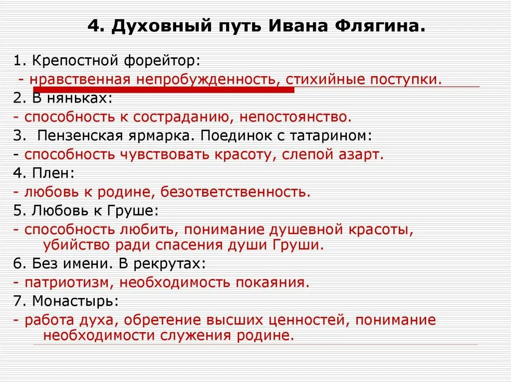 Очарованный странник итоговое сочинение. Образ Ивана Флягина в повести Очарованный Странник. Смысл странствий Флягина. План жизни Флягина. Авторская оценка Ивана Флягина.