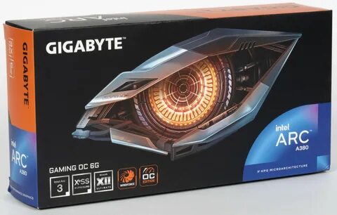Видеокарта gigabyte intel arc a380 gaming oc
