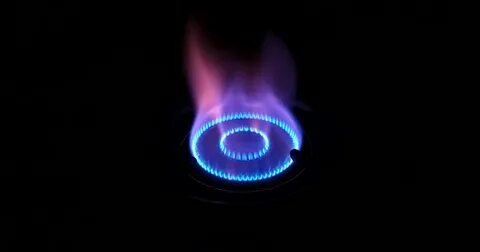 Пламя газовой горелки