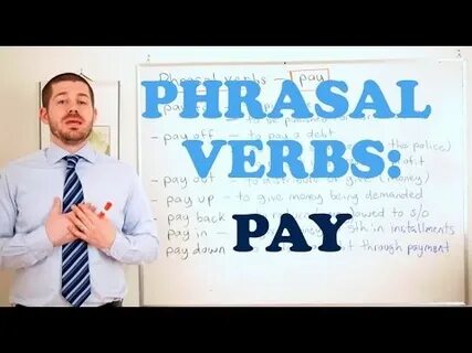 Pay verb