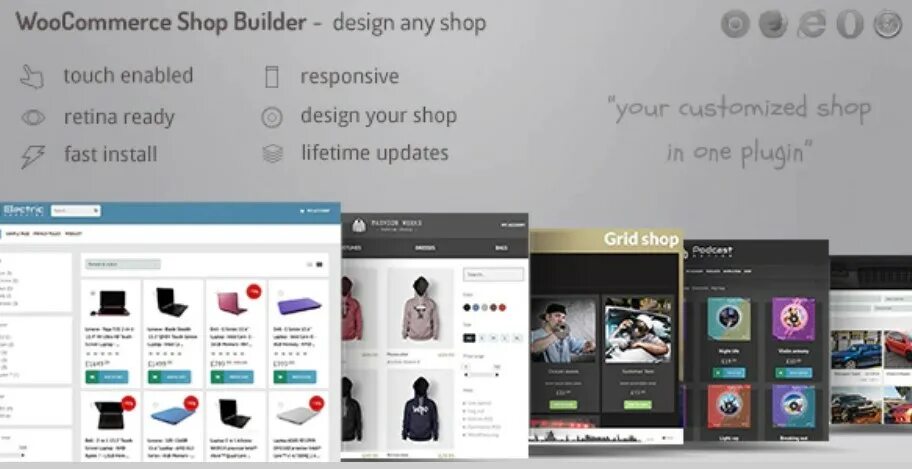 WOOCOMMERCE shop. Конструктор товара WOOCOMMERCE. Тач шоп. Any shop.