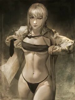 Art of Neight@ArtofNeightのイラスト91/102］「Makima #chainsawman #makima 」 .