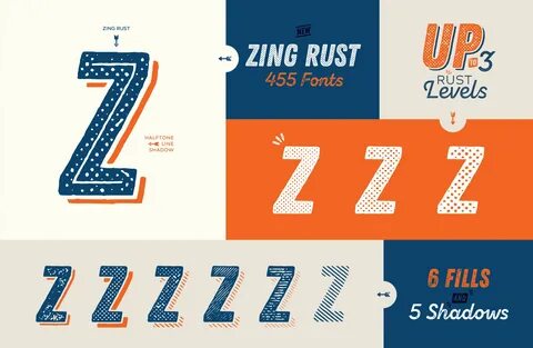 Шрифт zing rust demo