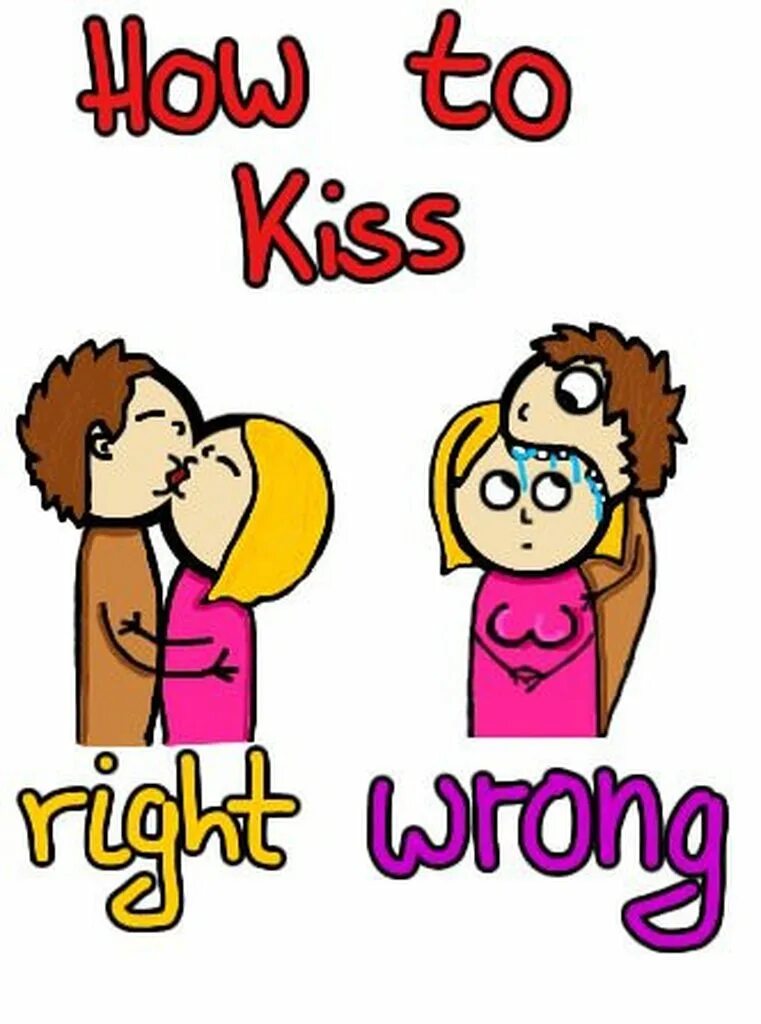 How to have fun. How to kiss. year right. have a laugh.