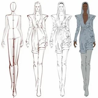 Как рисовать одежду и моделей