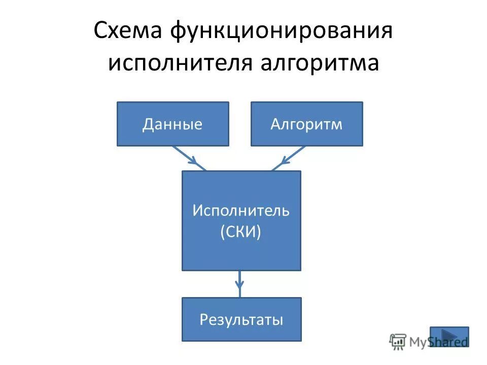 Схема функционирования. Алгоритмы и исполнители презентация. Ски это в информатике. Алгоритм для работы в чертёжнике. Система команд исполнителя алгоритмов это.
