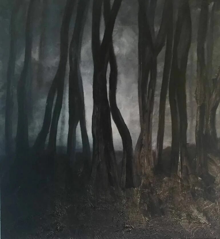 Лес арт. Запретный лес арт. The Woods collection Dark Forest. Dark Forest Painting.