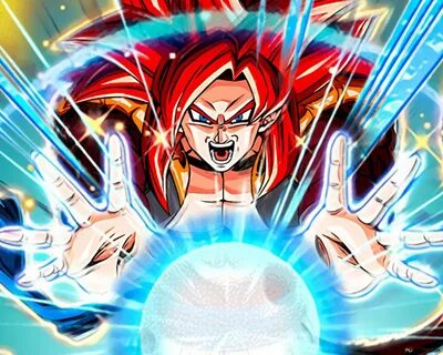 Standard 5:4 1280x1024 Super Saiyan 4 Gogeta from Dragon Ball GT - Shadow D...