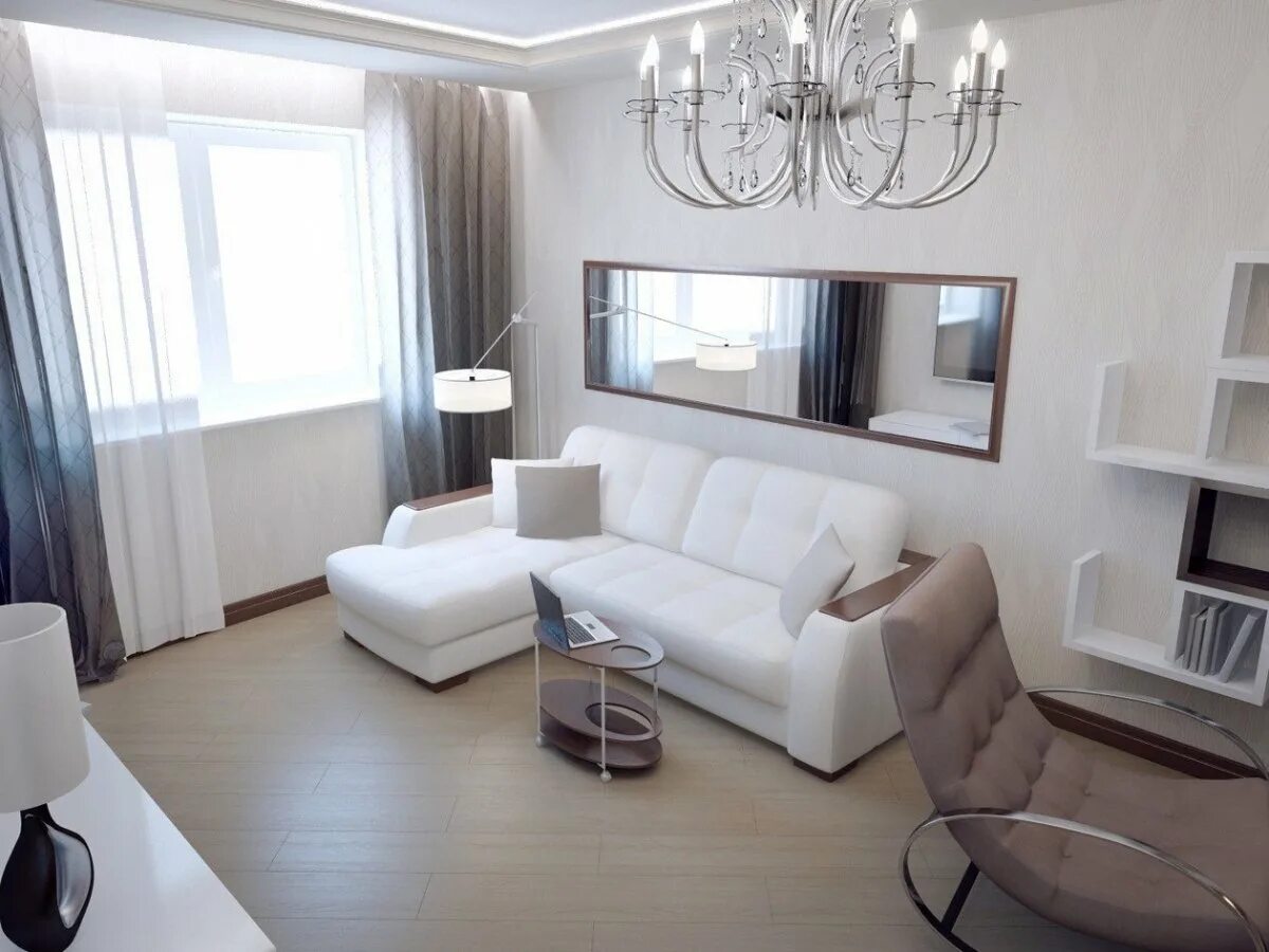 Eugene Meshcheruk Designs Cozy 500-Square-Foot Apartment in Kiev Living room des
