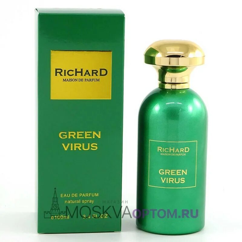 Green virus richard. Richard Green virus Парфюм. Richard Green virus 10 мл.