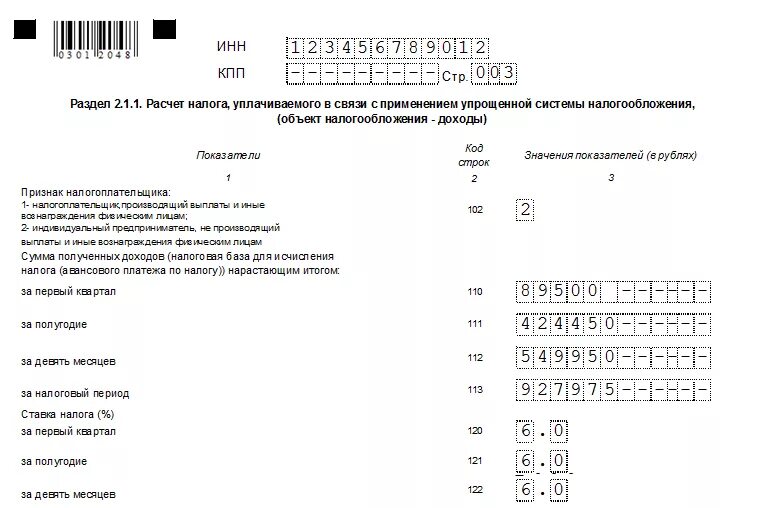 Нулевая декларация для ип на усн