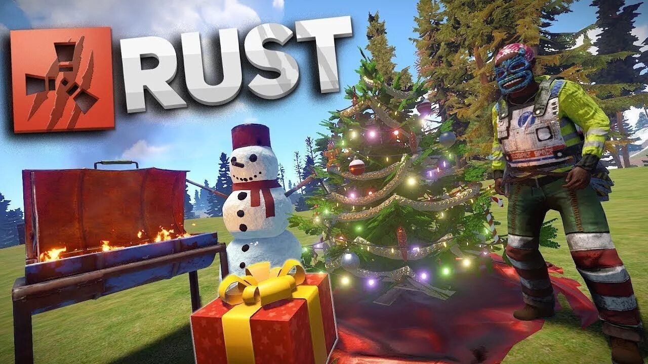 New rust. Новогодний раст. rust новый год. новогодний стрим раст. новогоднее превью.
