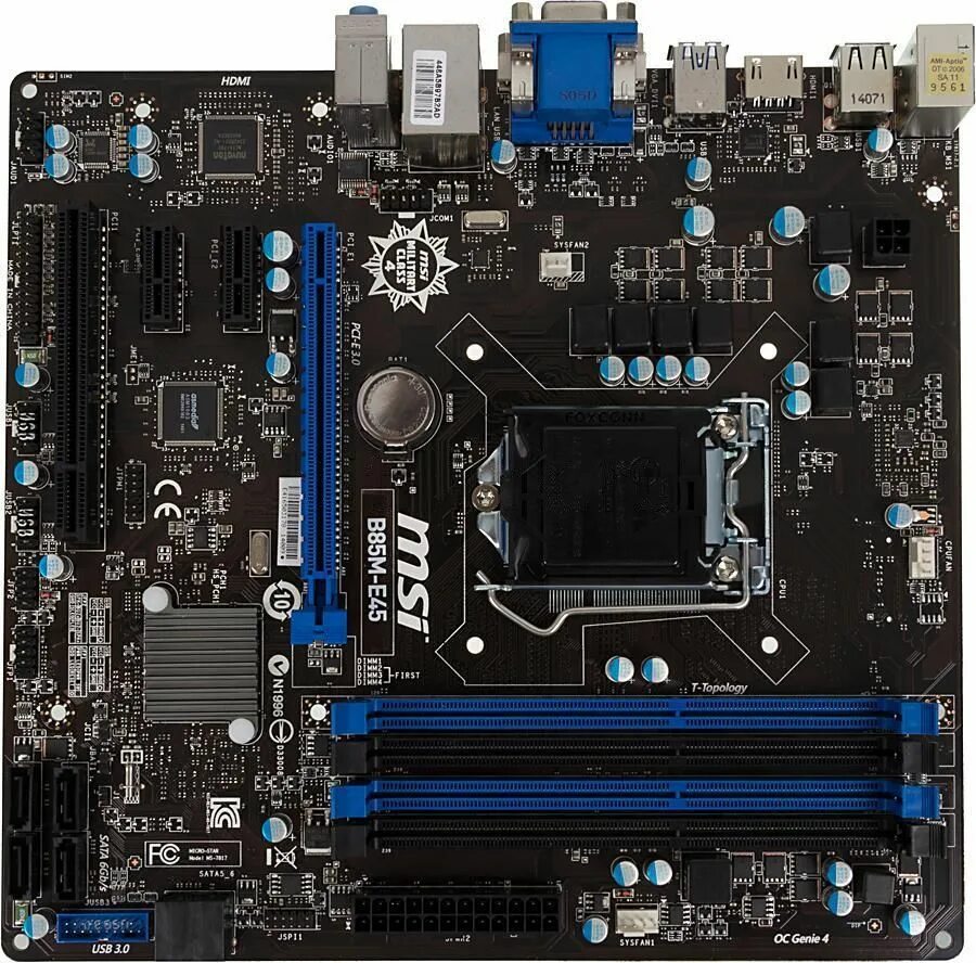 Msi socket. Msi b85m-e45. msi b85 e45. b85m-e45. материнская плата lga 1150.