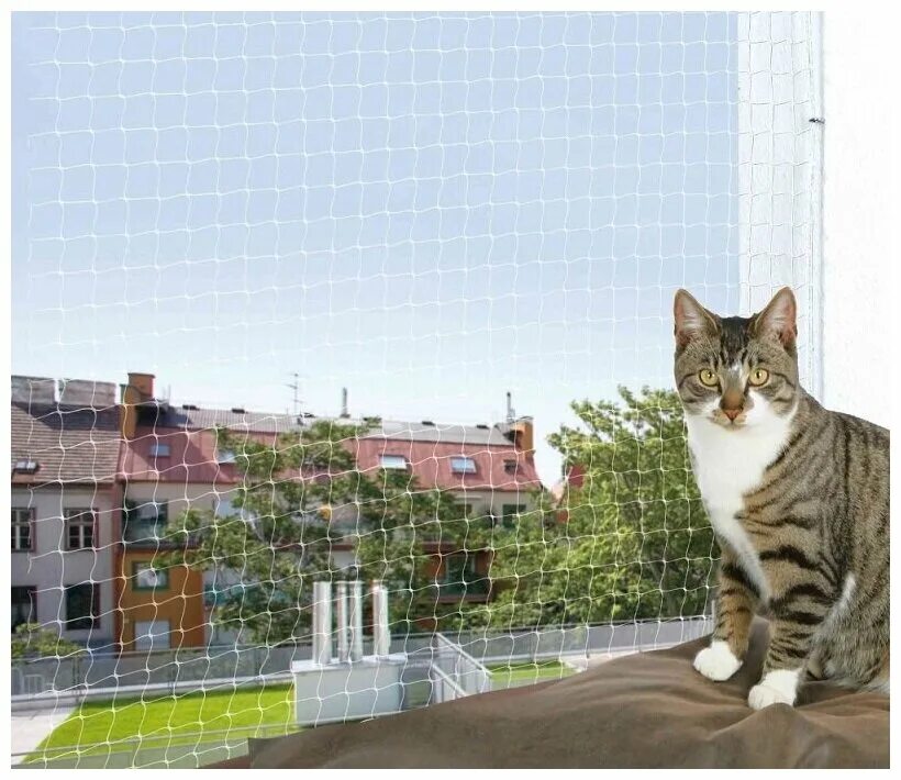 Купить сетку на окна для кошек. Антикошка трикси. Клетка антикошка. Защитная сетка, 6 x 3 м, прозрачная, Trixie (44333). Сетка антикошка.