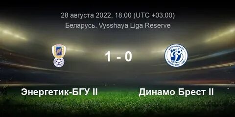 Динамо брест энергетик бгу 22 октября