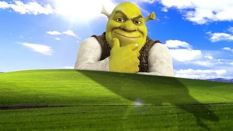 Download Shrek Smilingin Green Meadow.jpg Wallpaper | Wallpapers.com 