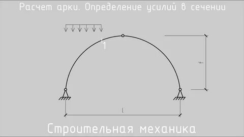 Арка расчет