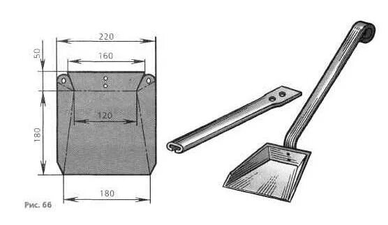 Совок металлический 270x220. Совок для выгребания золы. Совок для уборки золы из поддувала печи. Совок металлический для золы чертеж. Совок 5 читать