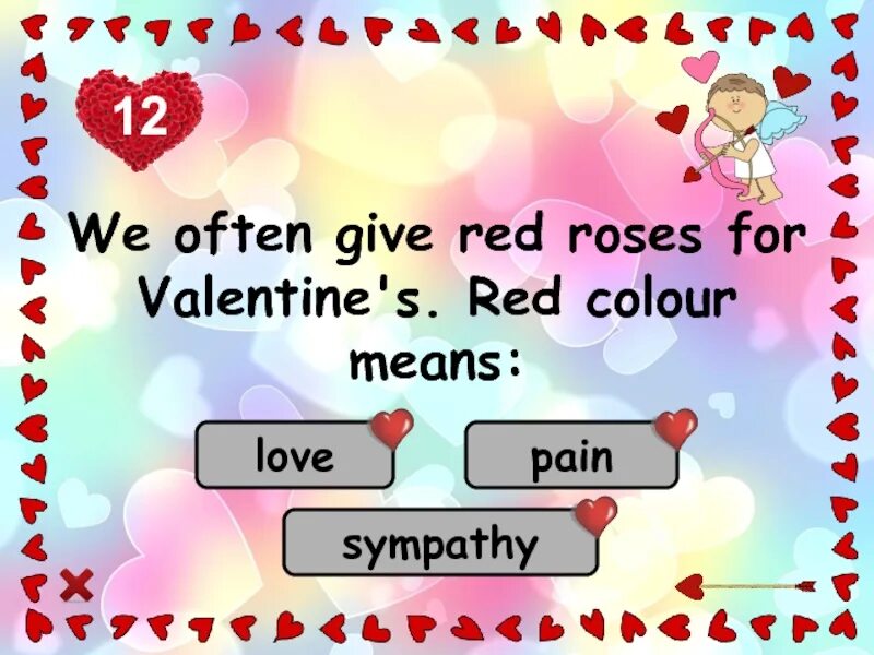 Red gives. We often give red roses for valentine&#039;s. red colour means:.