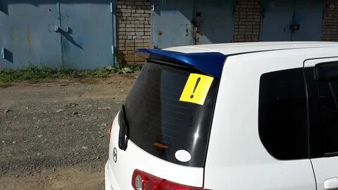 Установка спойлера