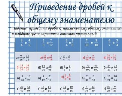 Какой общий знаменатель у 18 и 27