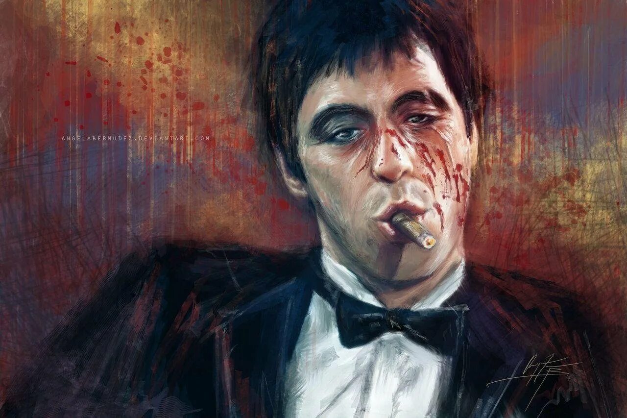 Лицо со шрамом 1080. Тони монтана. аль пачино лицо со шрамом арт. аль пачино лицо со шрамом. тони монтана art.