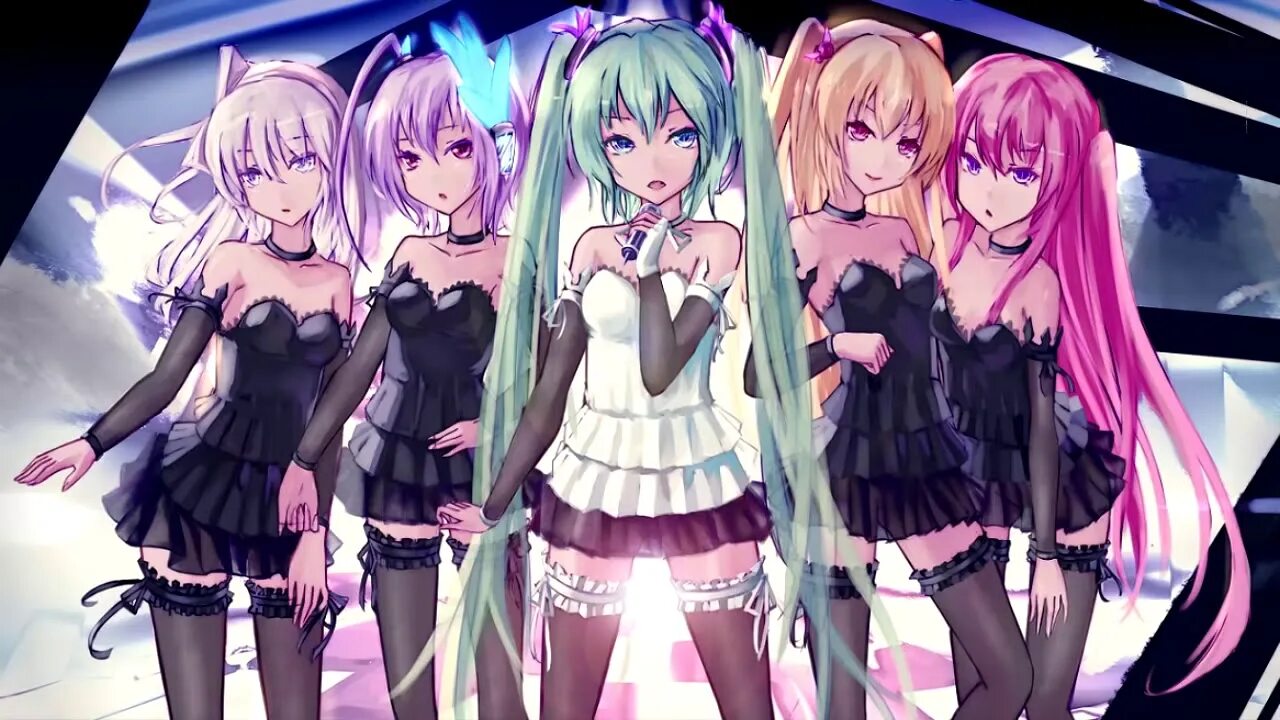 Take a hint nightcore reality. Вокалоид иа и мику. nightcore группа.