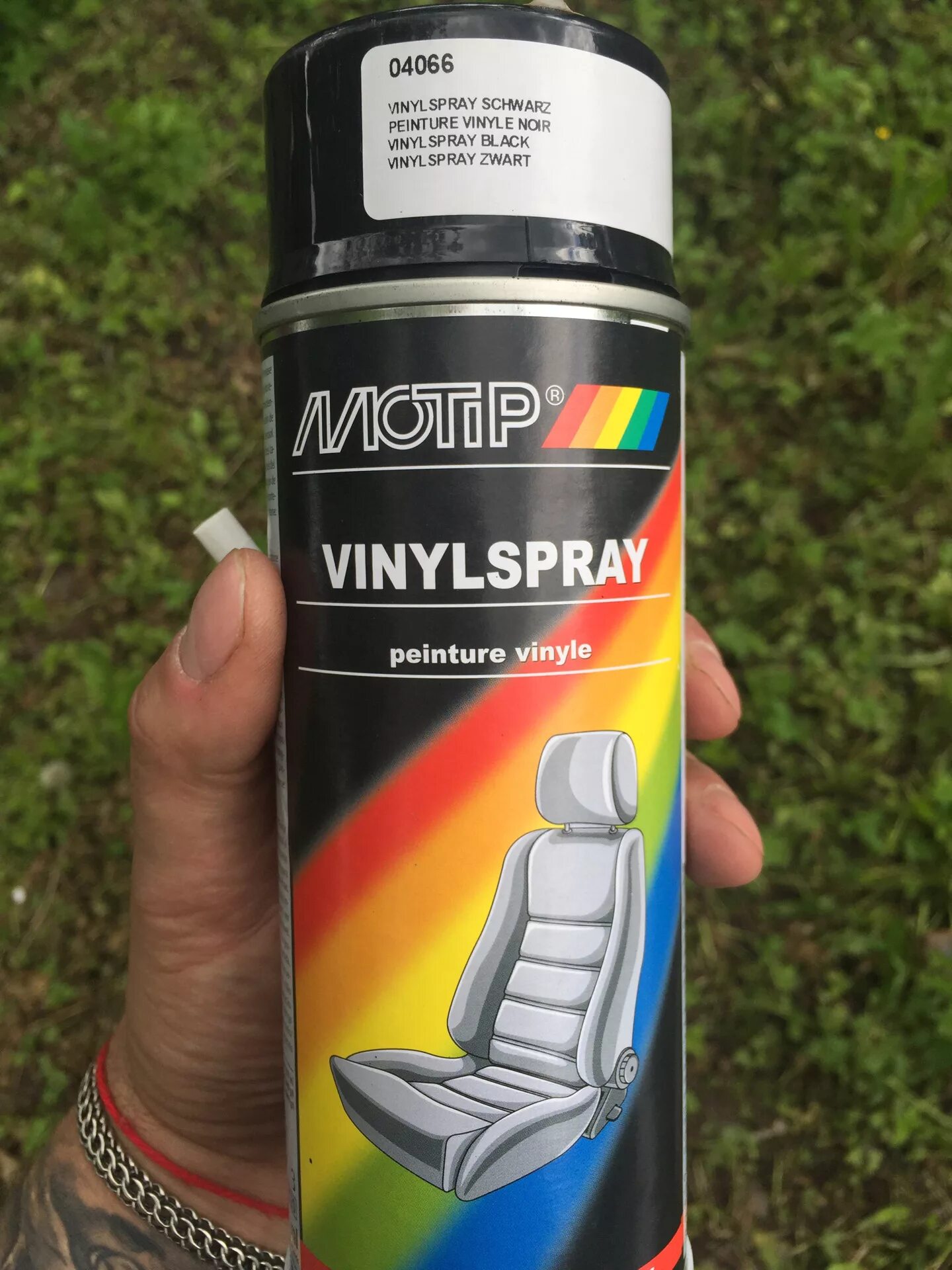 Краска "Vinylspray" белая для винила и кожи, аэрозольная, 400 мл "Мотип/MOTIP". 04066 MOTIP. MOTIP Profi-2k-System. MOTIP 951072.