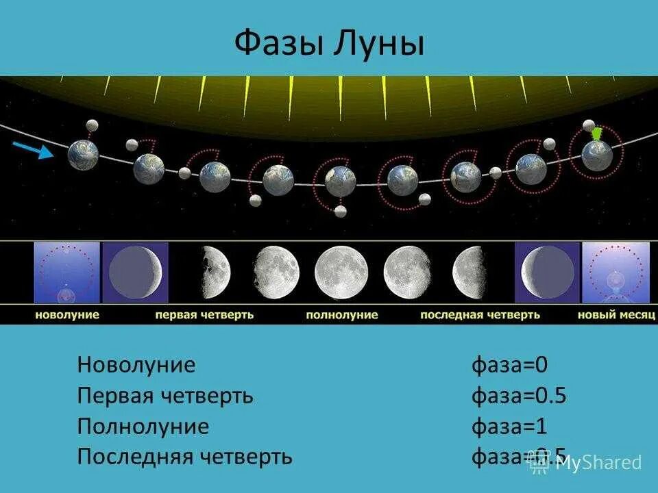 Новолуние и полнолуние