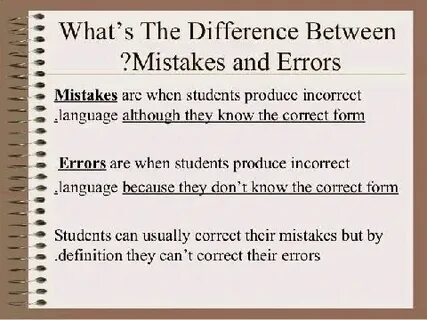 Mistake перевод на русский
