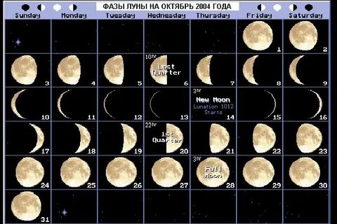 25 ноября фаза луны