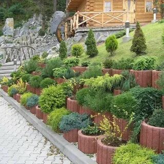 Участок на склоне горы
