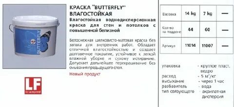 Краска акриловая технические характеристики