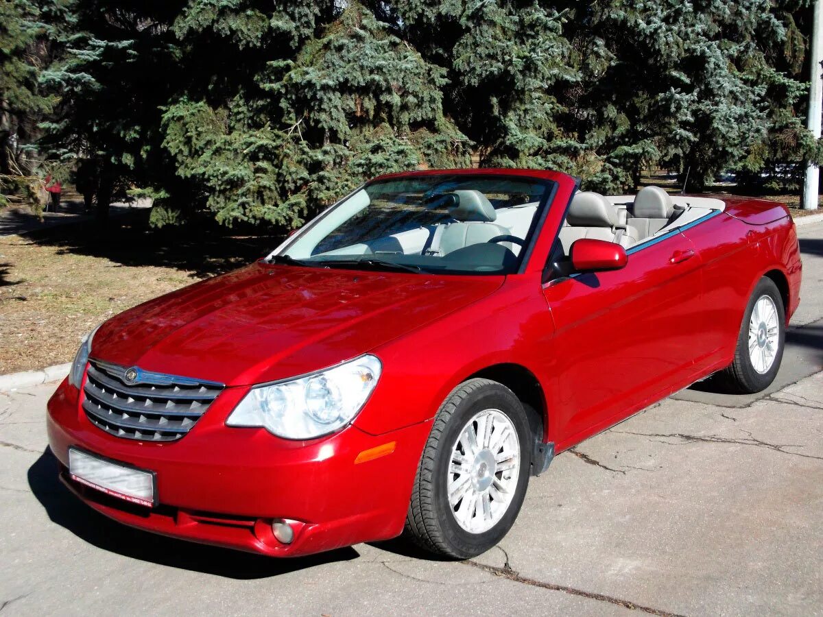 Крайслер Себринг кабриолет красный. Крайслер Себринг 3 кабриолет. Chrysler Sebring 2008 кабриолет. Крайслер Себринг кабрио 2008.