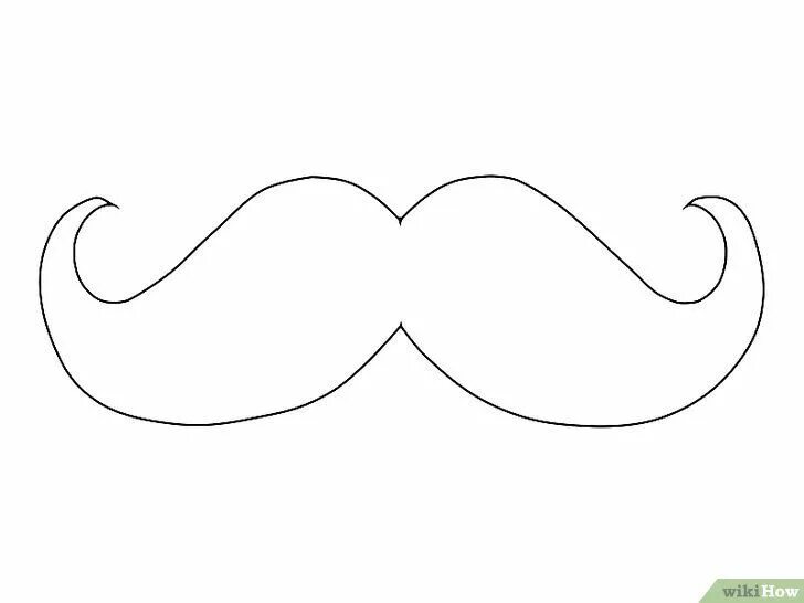 Усы распечатать шаблон для вырезания из бумаги Mustache Face 23x8 Vinyl Decal Wall Lettering Words Quotes Art Etsy