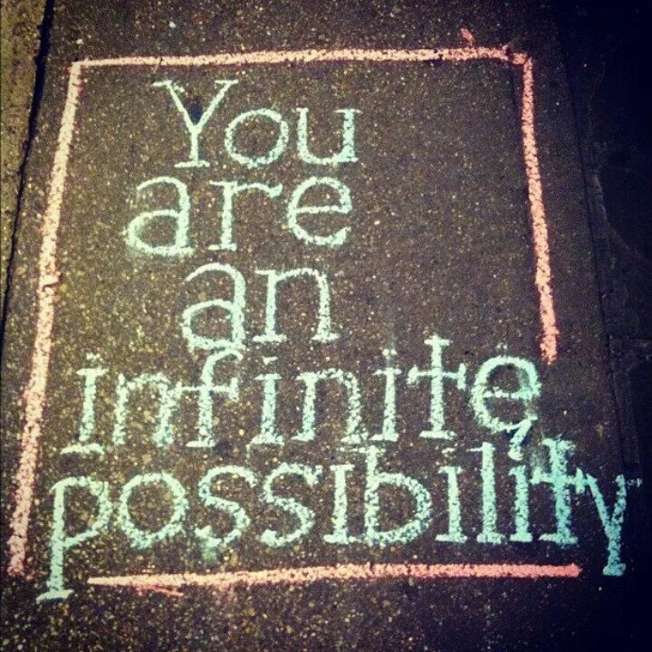 Simulating endless possibilities invincible once. Infinite possibilities. endless possibilities.