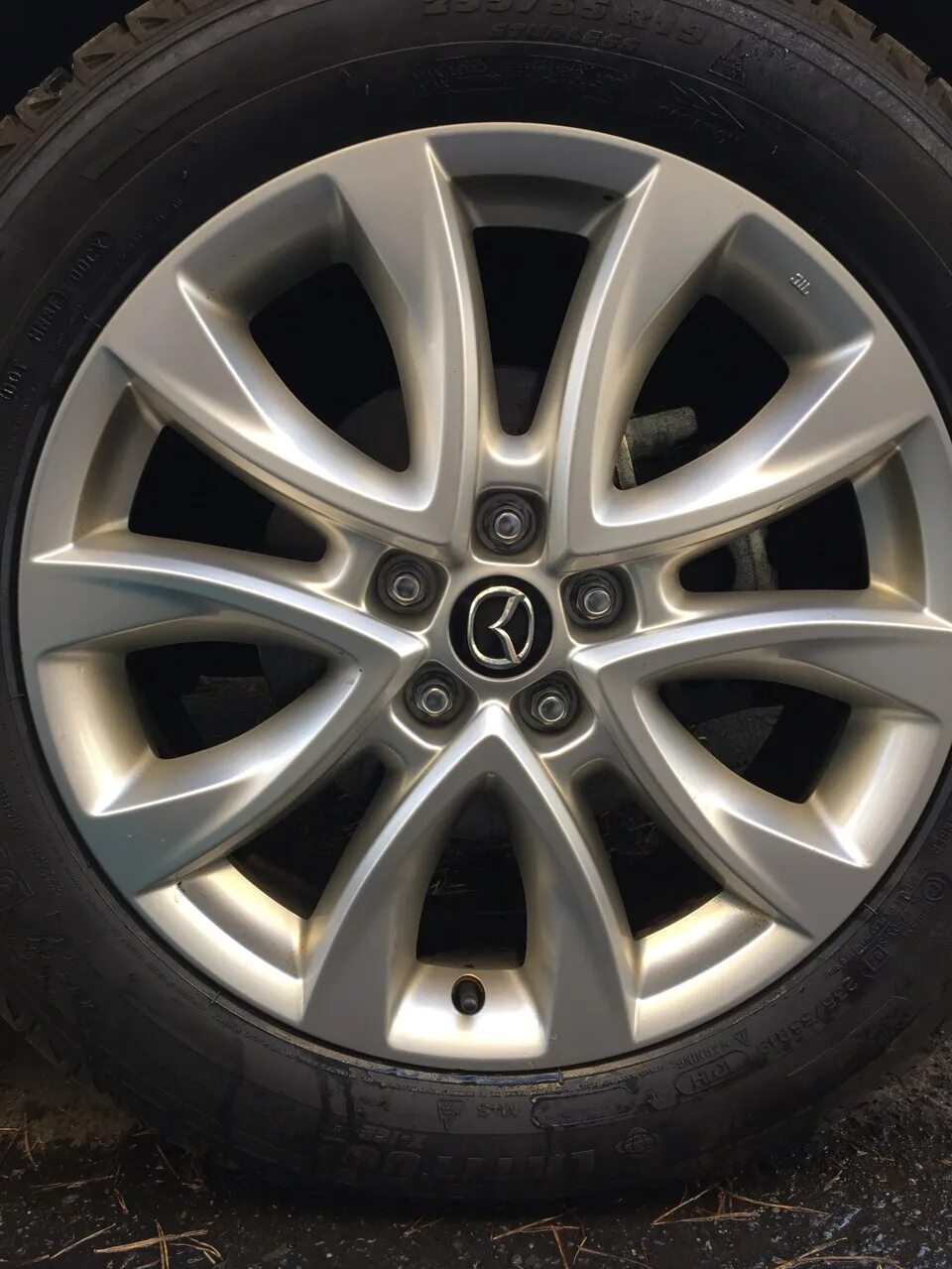 Литой диск мазда сх 5. Диски mazda cx9.